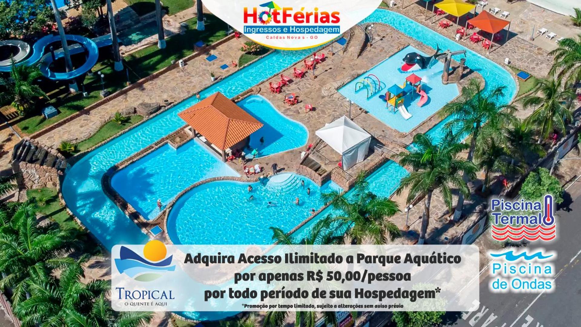 Flat No Praias Do Eco - Hotferias Aparthotel Caldas Novas