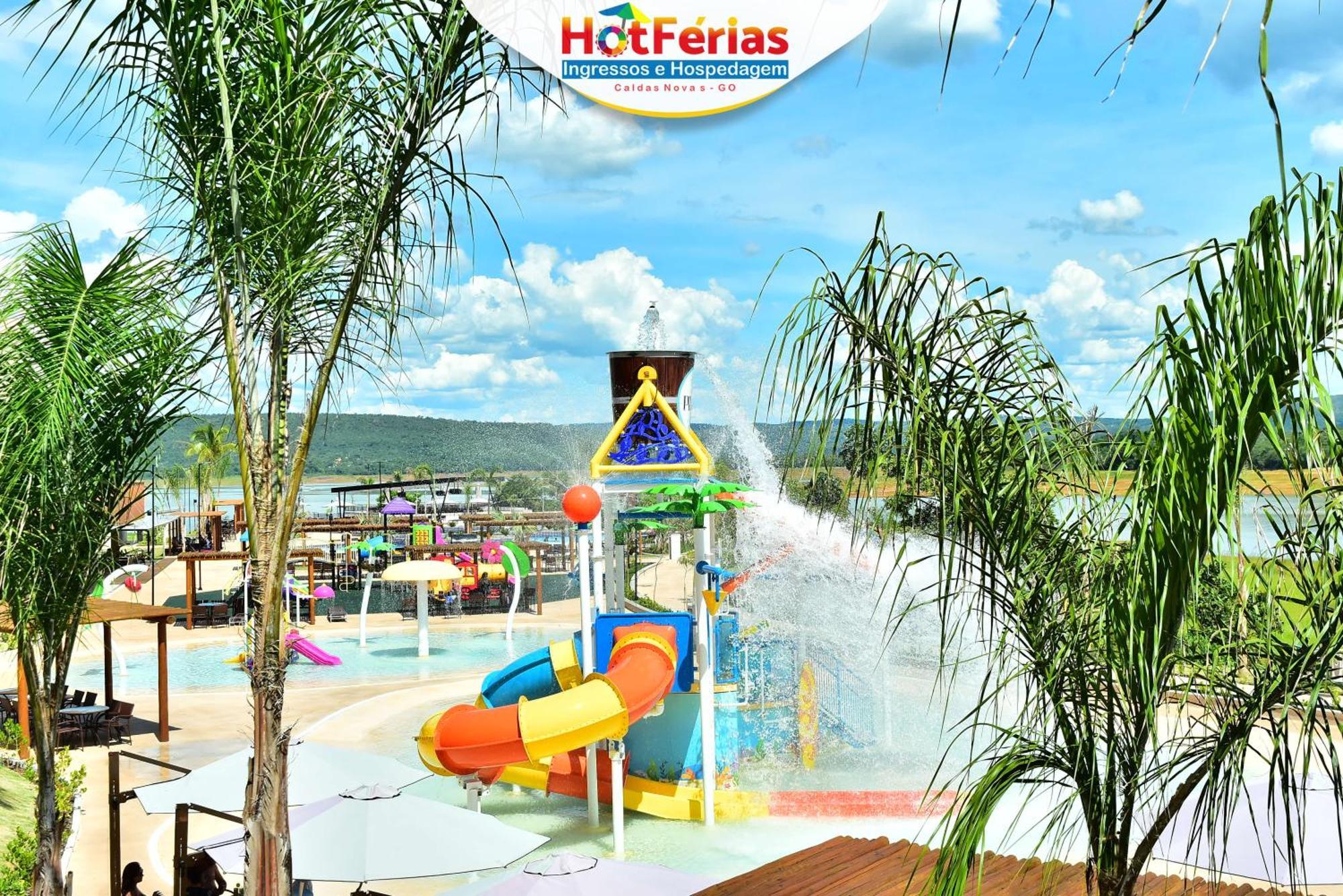 Flat No Praias Do Eco - Hotferias Aparthotel Caldas Novas